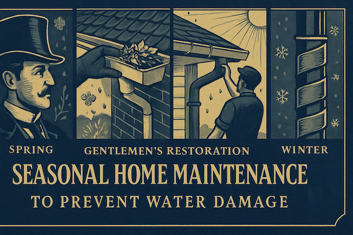Seasonal Maintenance to prevent water damage